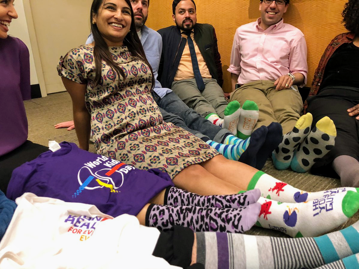 Nephrology Team Socks It To Kidney Disease